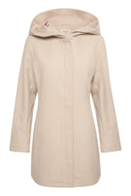 Lataa kuva Galleria-katseluun, Cream villakangastakki CRYsta Coat