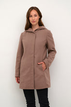 Lataa kuva Galleria-katseluun, Cream villakangastakki CRYsta Coat