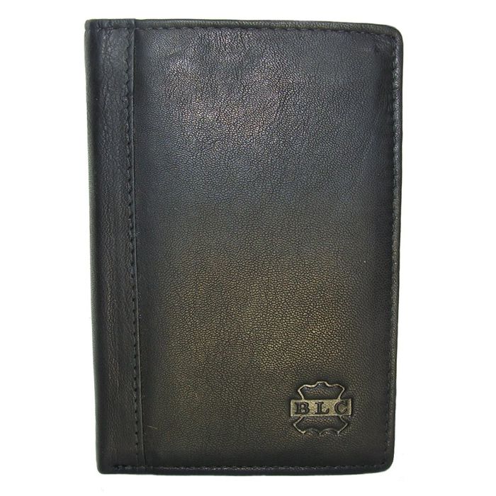 Musta lompakko aitoa nahkaa