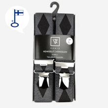 Lataa kuva Galleria-katseluun, Henkselit, kuviollinen 36mm