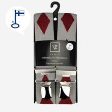 Lataa kuva Galleria-katseluun, Henkselit, kuviollinen 36mm