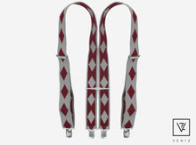 Lataa kuva Galleria-katseluun, Henkselit, kuviollinen 36mm