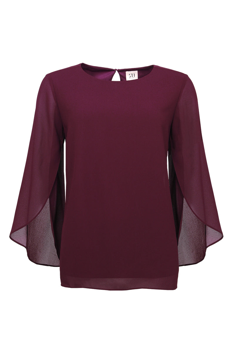 STI pusero Karly Solid Blouse
