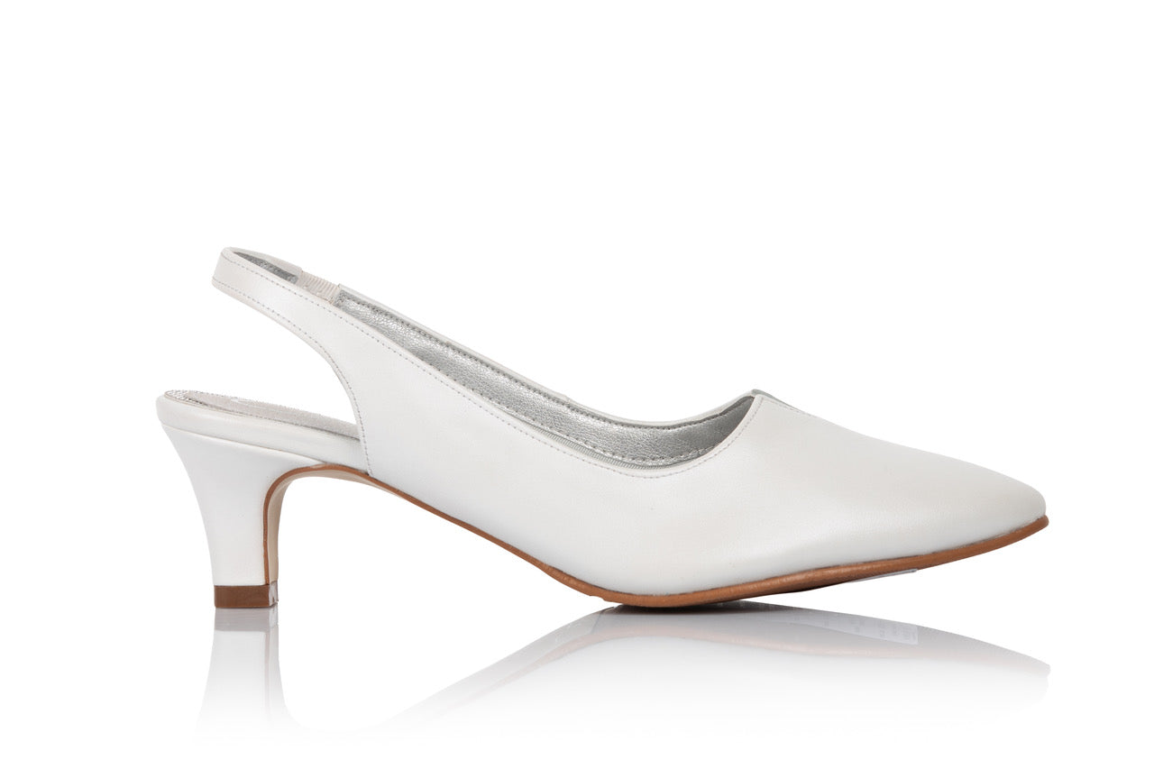 Chantana slingback avokkaat valkoinen