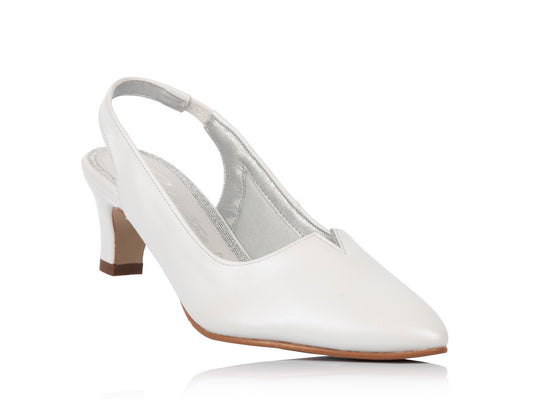 Chantana slingback avokkaat valkoinen