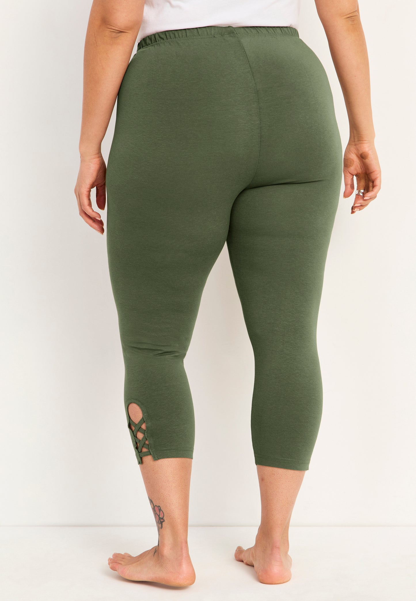 Caprileggingsit kivoilla yksityiskohdilla 2 kpl/pakkaus