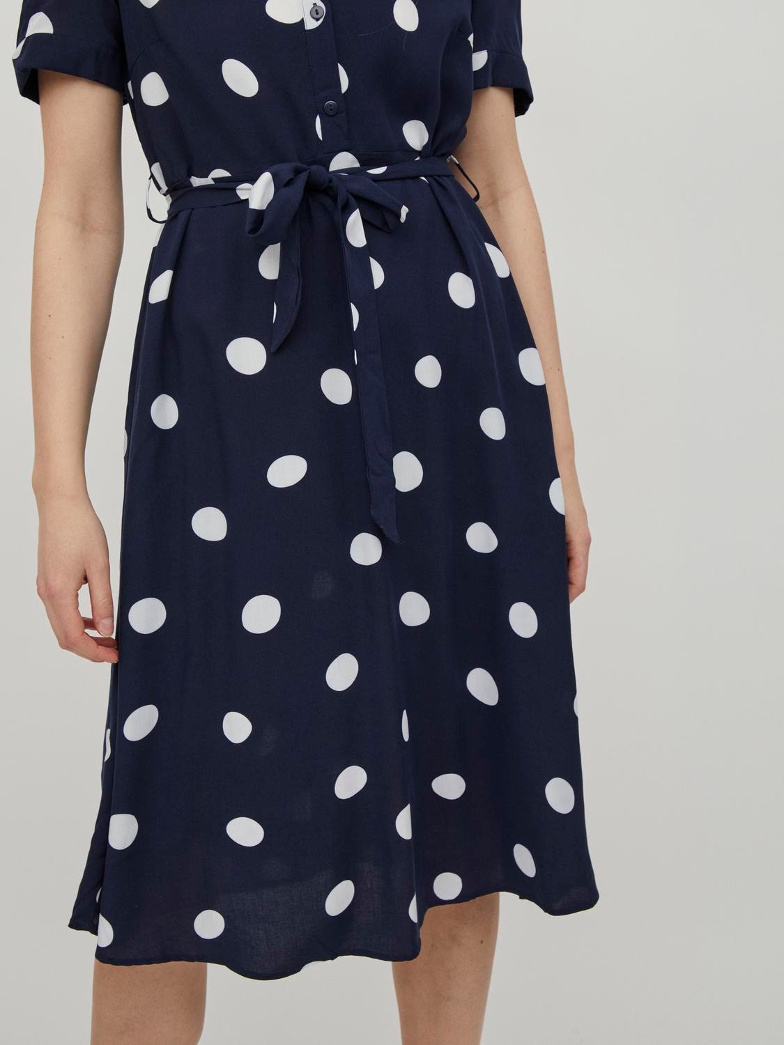 VILA mekko Viala S/S Midi Dress