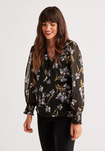 Lataa kuva Galleria-katseluun, Kuviollinen pusero napeilla