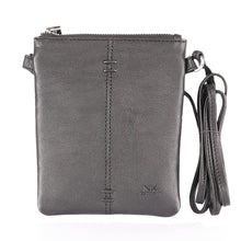 Lataa kuva Galleria-katseluun, Musta lompakko aitoa nahkaa