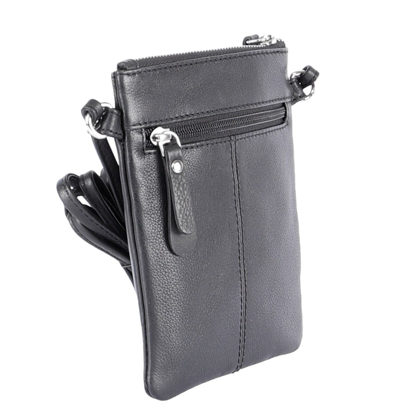 Musta lompakko aitoa nahkaa