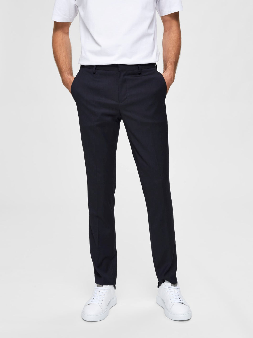Selected MyloBill navy trousers