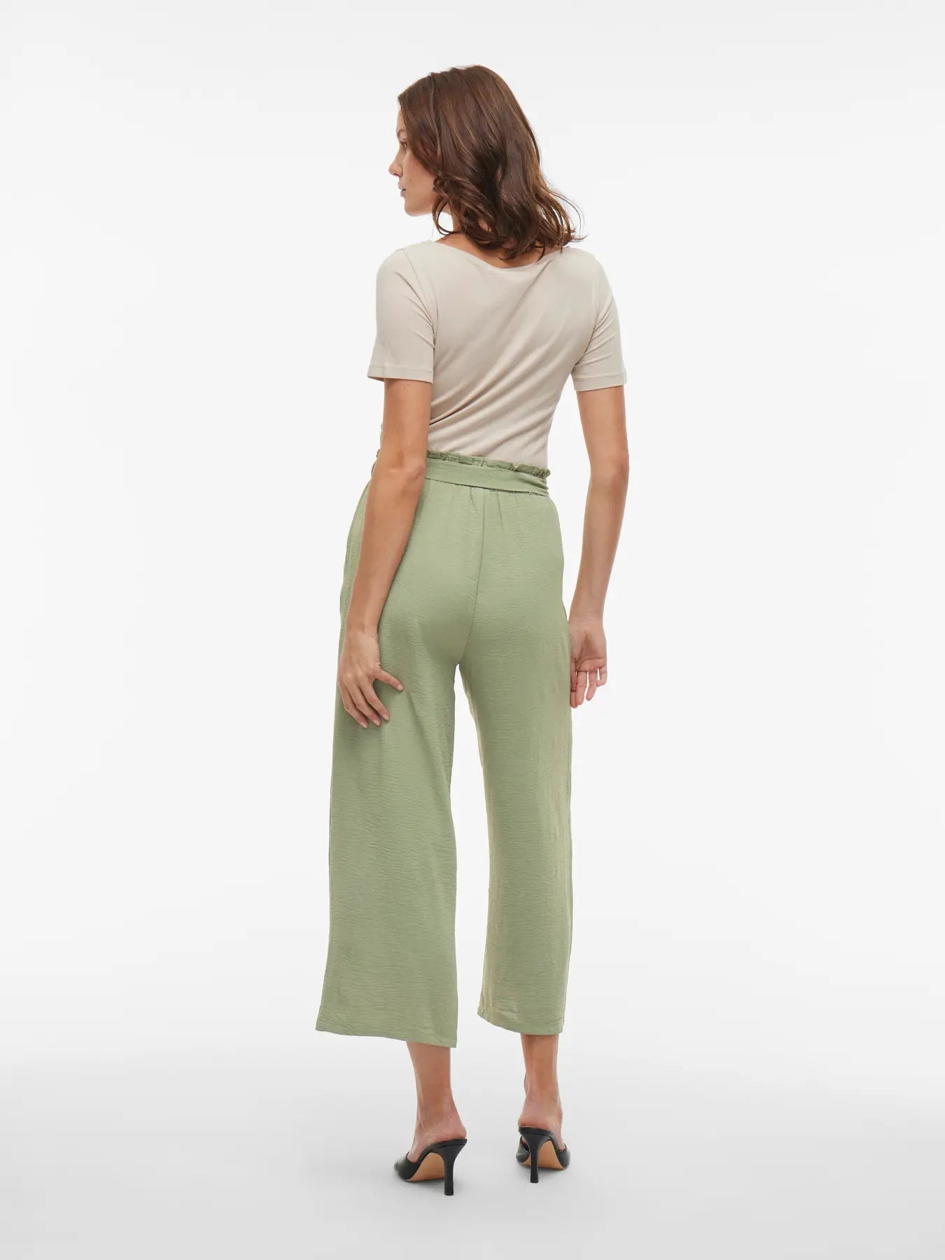 VILA housut VIJOSA BELTED CULOTTE PANTS