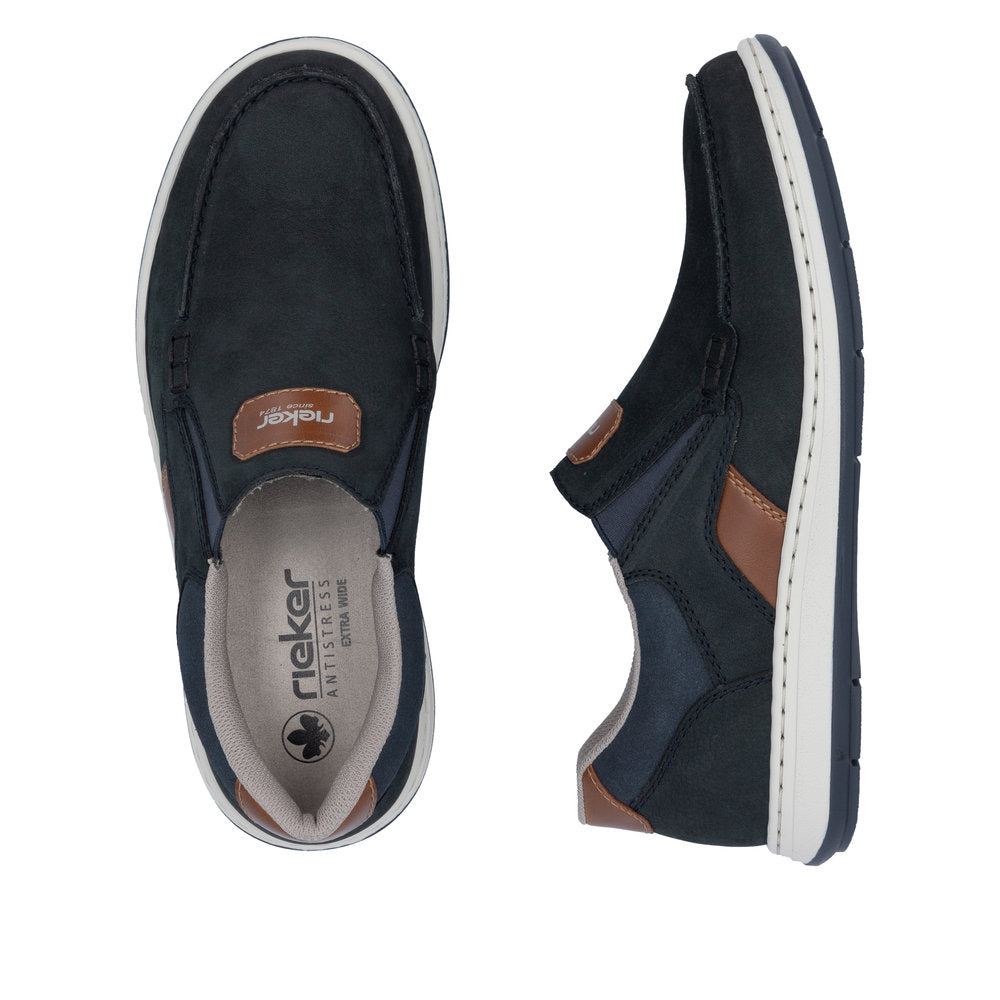 Miesten kävelykenkä leveällä lestillä