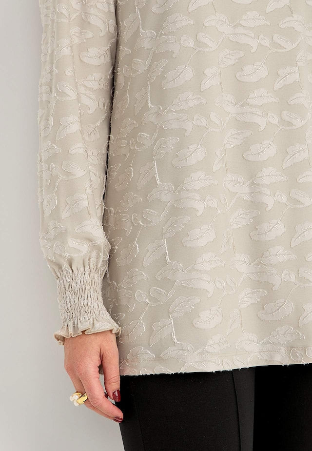 Jacquard-kuvioinen trikootunika Carrie