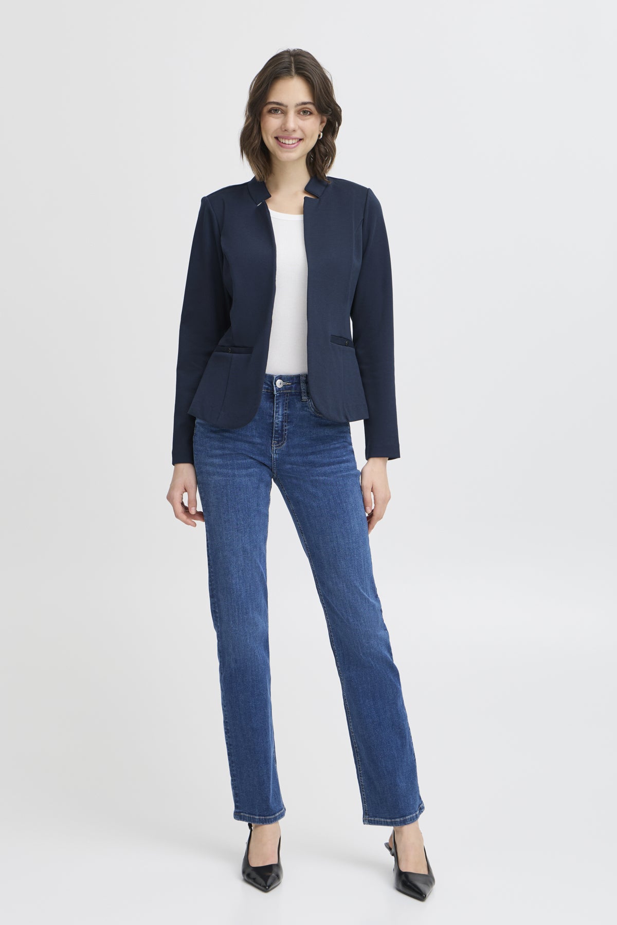 Fransa bleiseri FRCEDILAN 4 Blazer Dark Peacoat