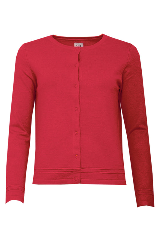 STI neuletakki Mirame Preppy red