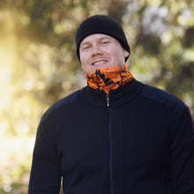 Lataa kuva Galleria-katseluun, Tuubihuivi oranssi camo
