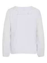 Lataa kuva Galleria-katseluun, VILA VIANE, RÖYHELÖINEN PITKÄHIHAINEN TOPPI
