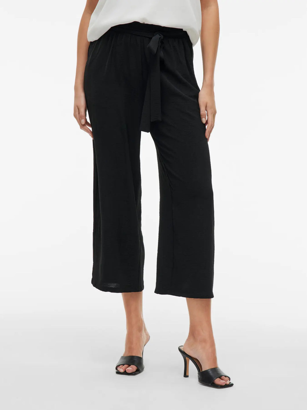 VILA housut VIJOSA BELTED CULOTTE PANTS