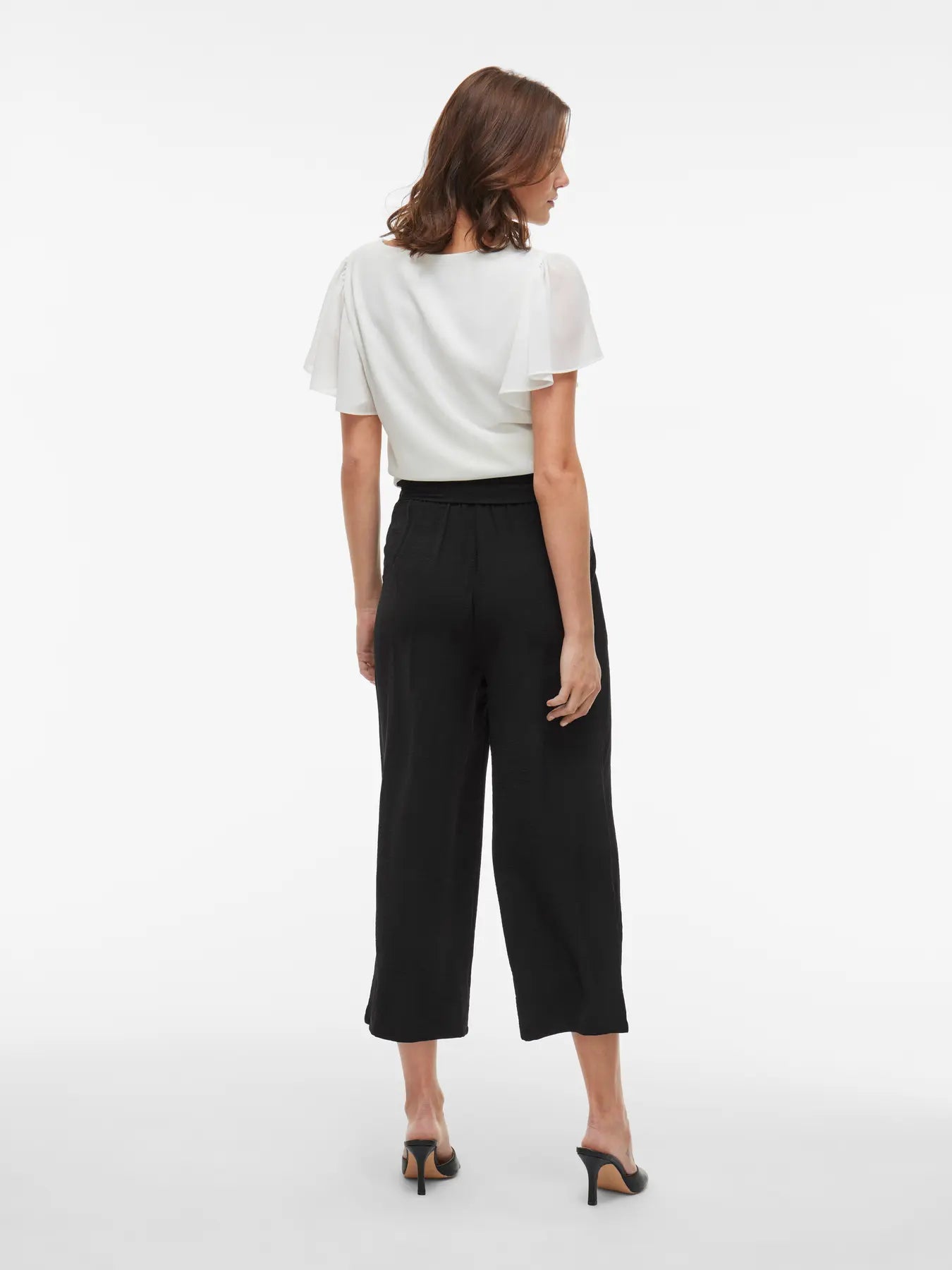 VILA housut VIJOSA BELTED CULOTTE PANTS