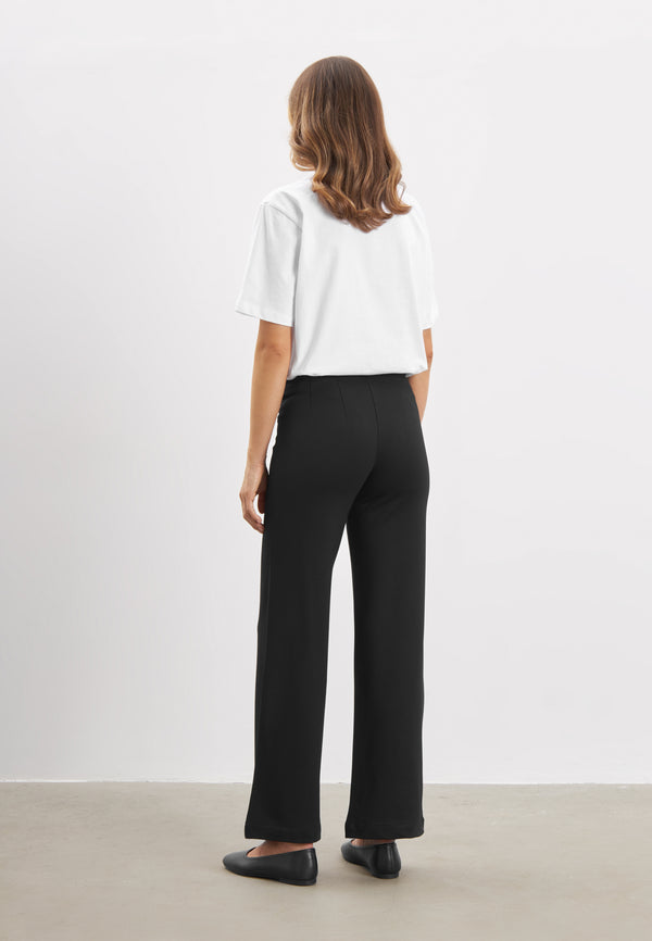 Laurie Donna Loose Jersey - Black brushed