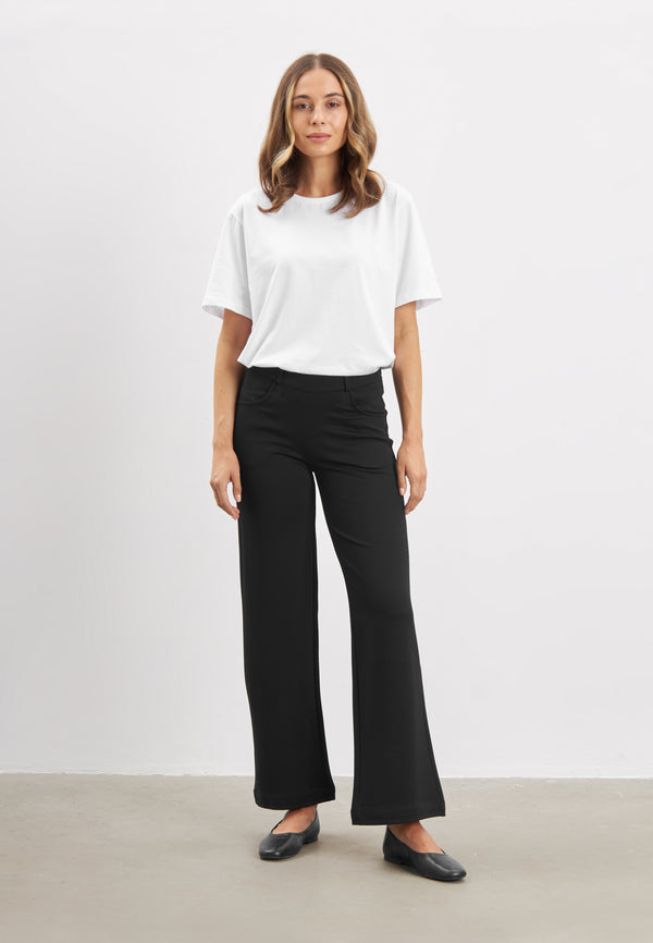 Laurie Donna Loose Jersey - Black brushed