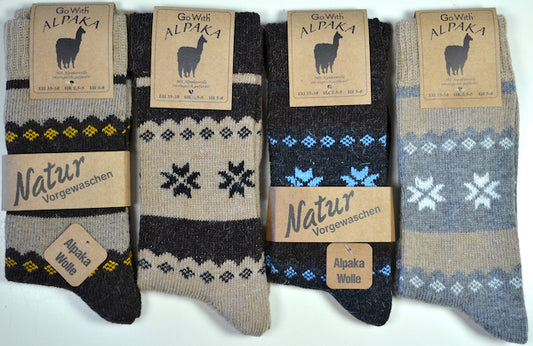 Alpakka villasukat 2 paria