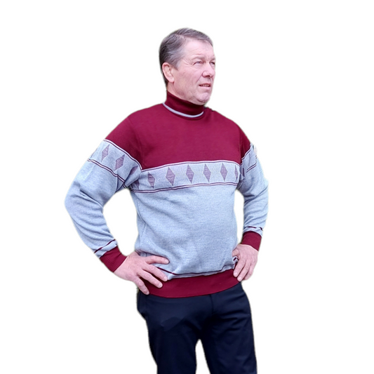 Jussipaita merinovilla punainen