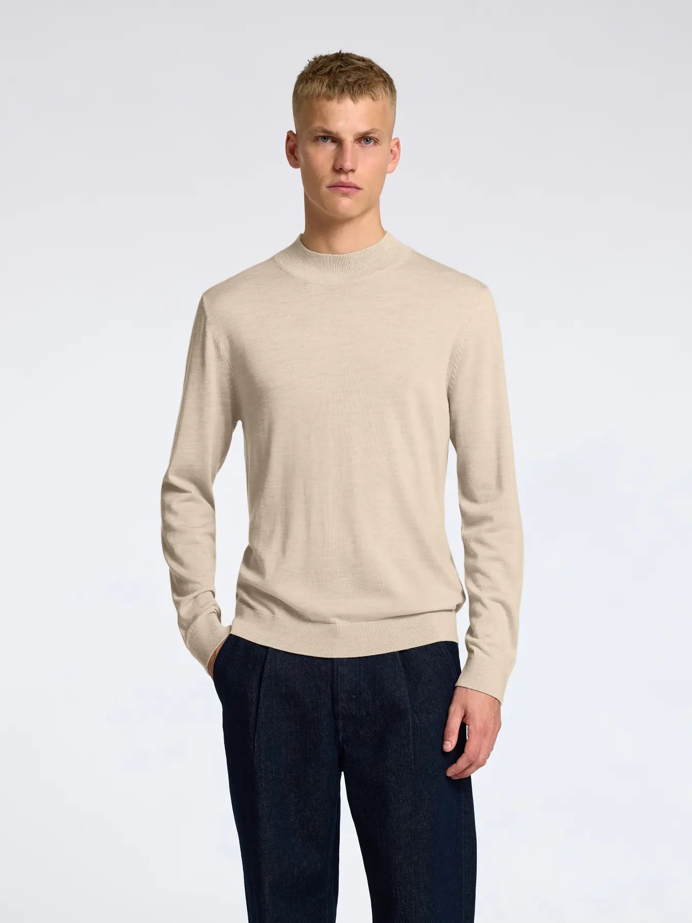 Selected miesten merinovillaneule