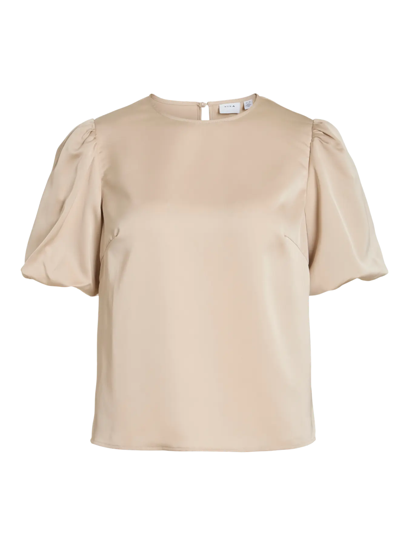 VILA VIELLETTE SATIN 2/4 PUFF SLEEVE