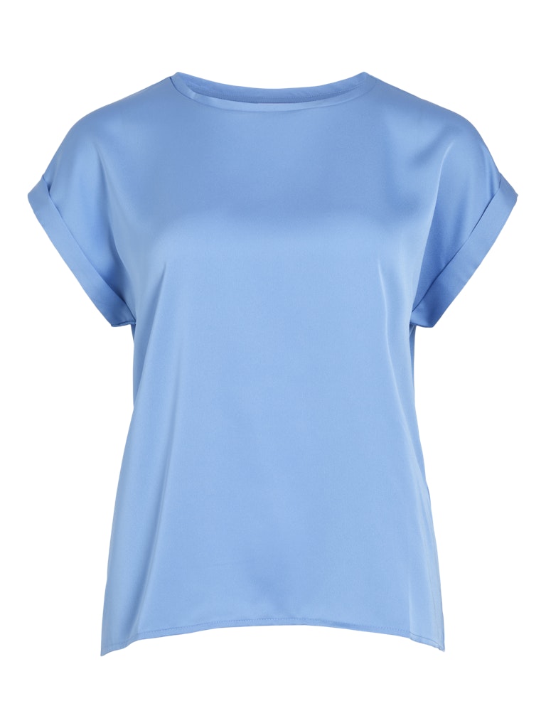 VILA toppi Viellette S/S satin top
