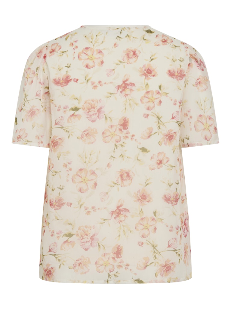 VILA pusero VIEMMA S/S O-NECK TOP