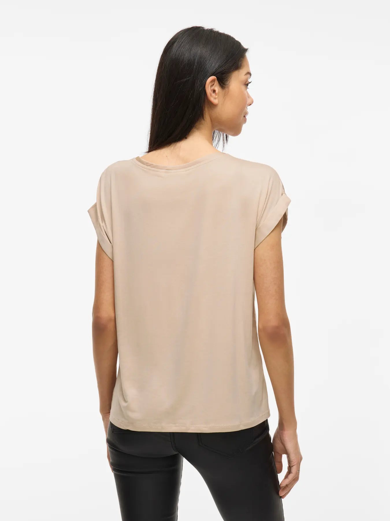 VILA toppi Viellette S/S satin top