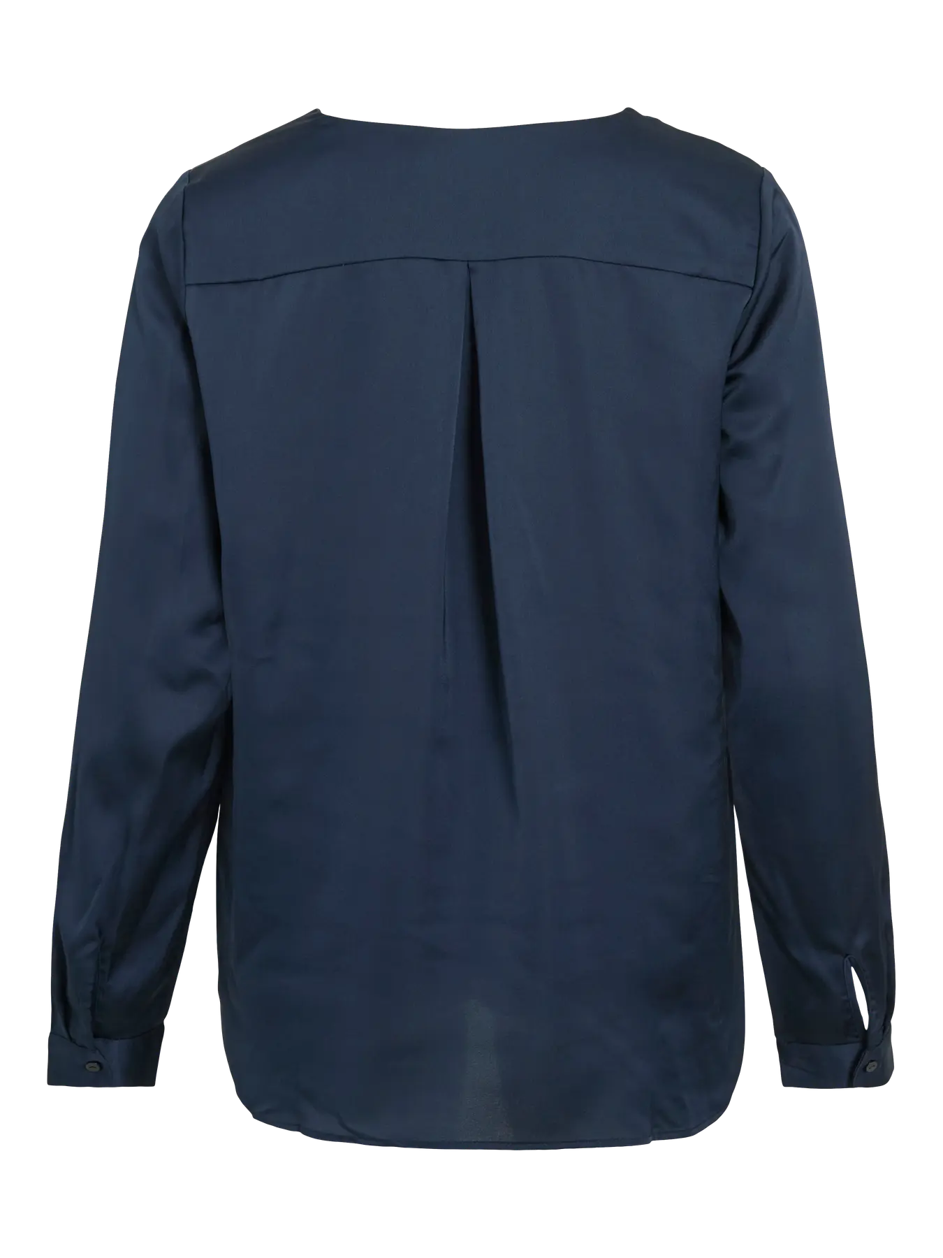 VILA VIELLETTE V-NECK L/S SATIN SHIRT