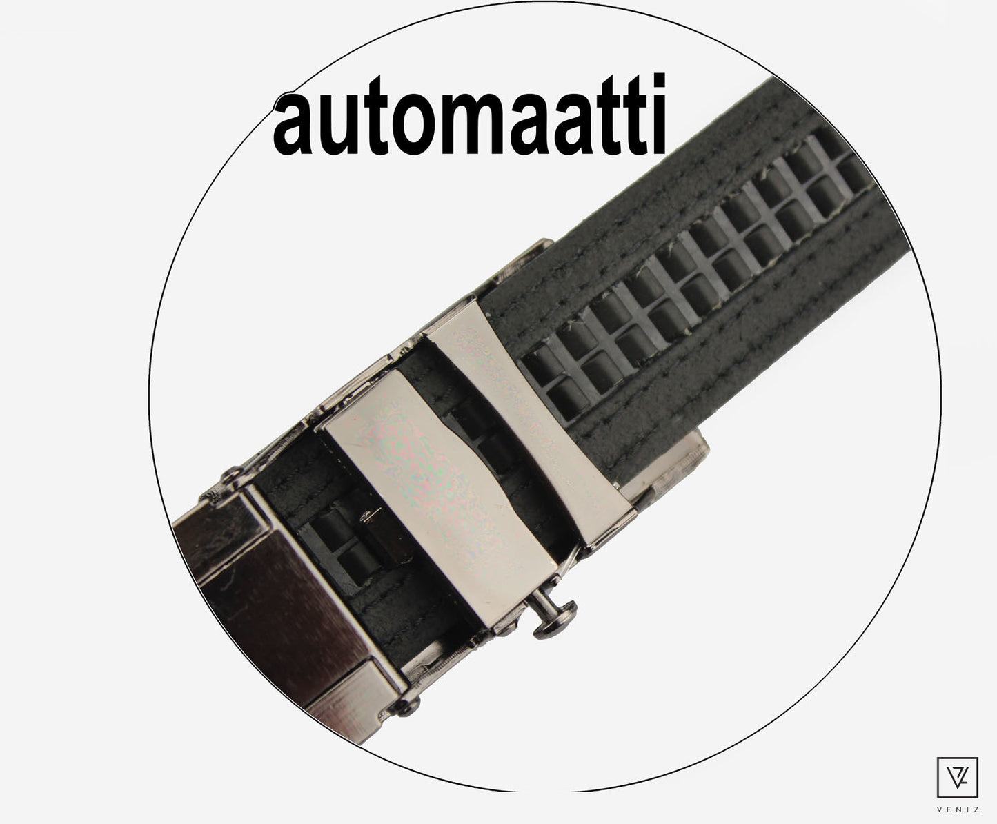 Nahkavyö automaattisoljella