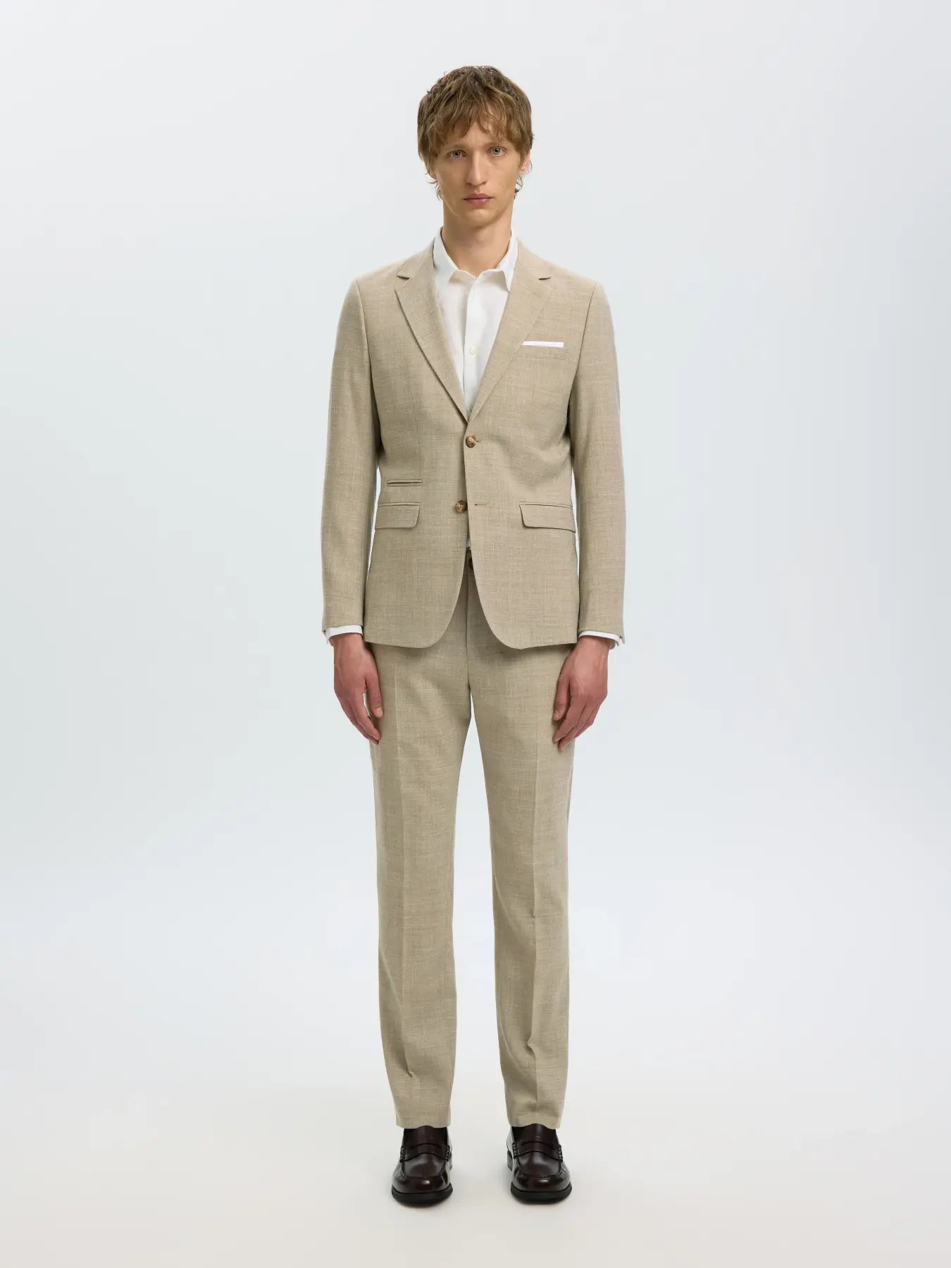 SELECTED OASIS LINEN TROUSERS