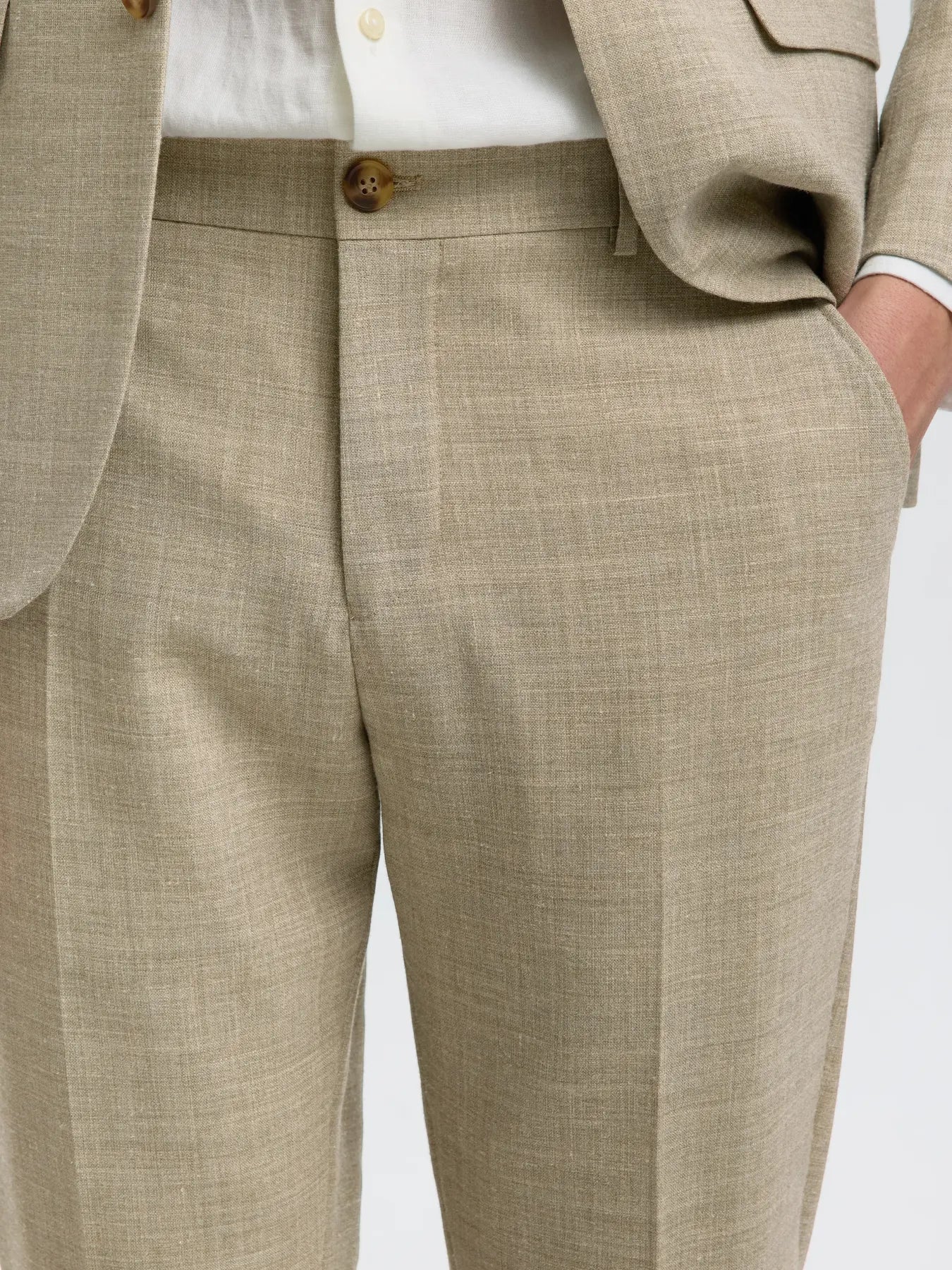 SELECTED OASIS LINEN TROUSERS