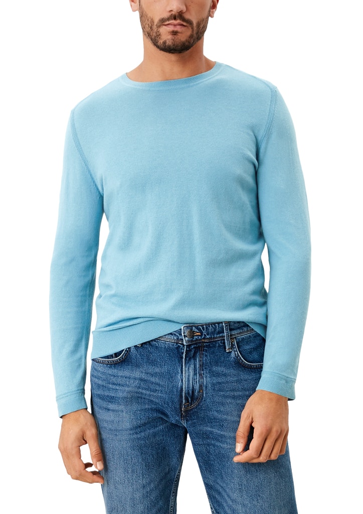 s.Oliver miesten neule Cottton-Merino blend