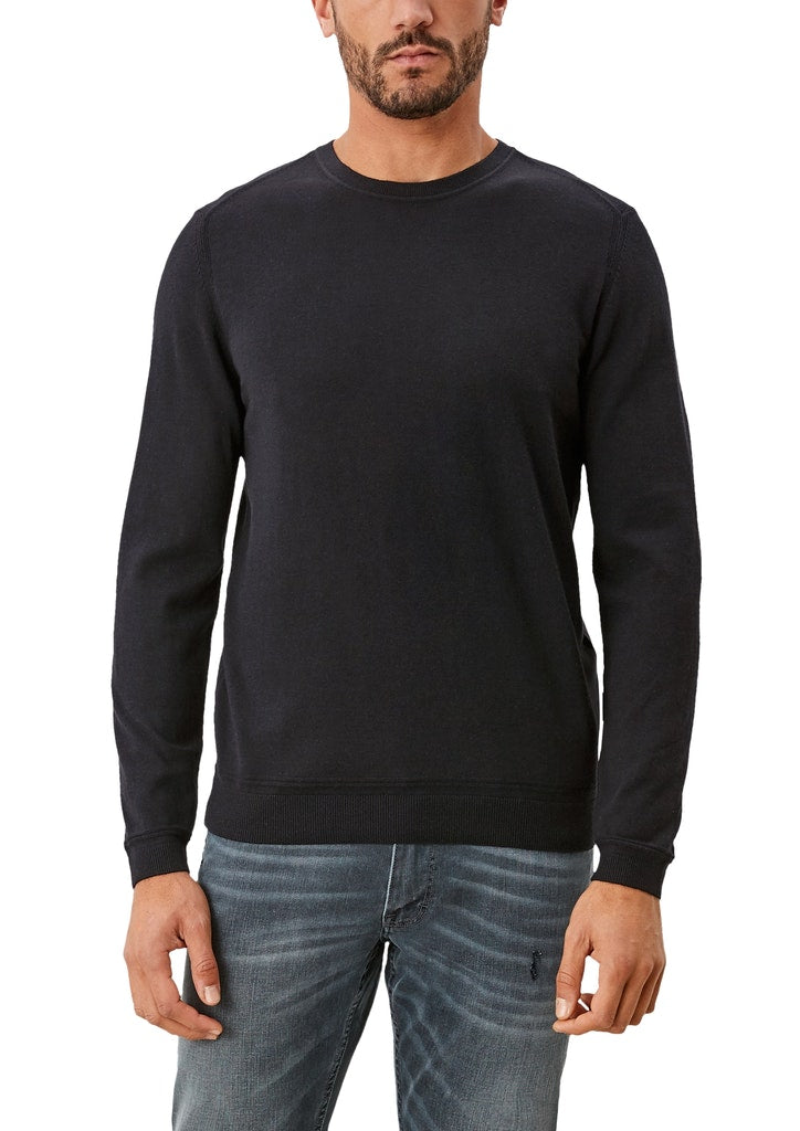 s.Oliver miesten neule Cottton-Merino blend