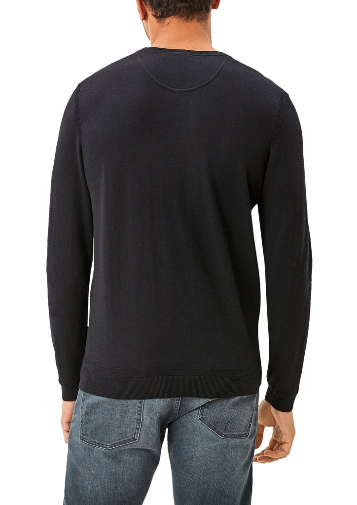 s.Oliver miesten neule Cottton-Merino blend
