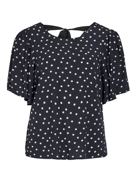 VILA pusero VIDOLNA 2/4 O-NECK TOP