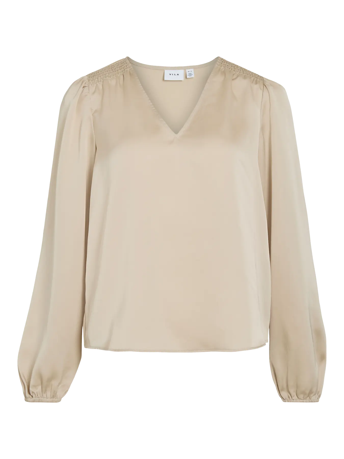 VILA pusero VIELLETTE L/S SMOCK SATIN