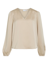 Lataa kuva Galleria-katseluun, VILA pusero VIELLETTE L/S SMOCK SATIN
