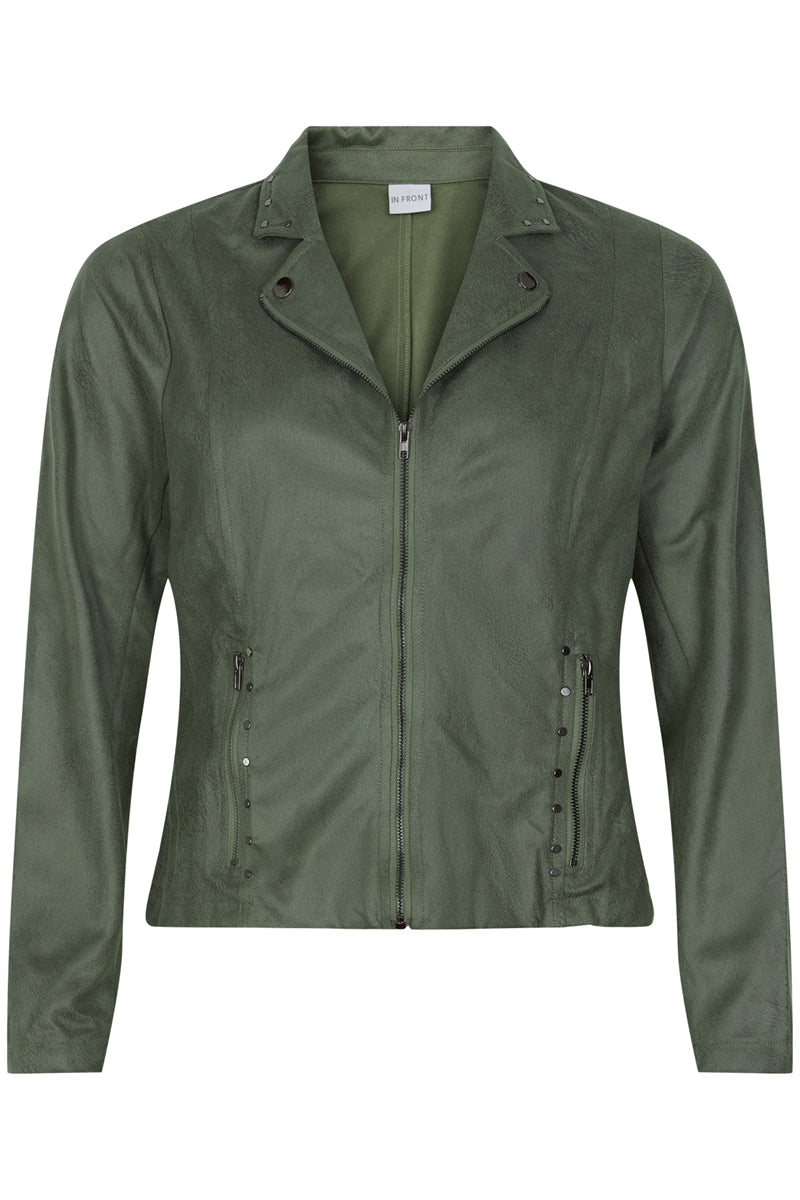 InFront Mapelina jakku Moss Green