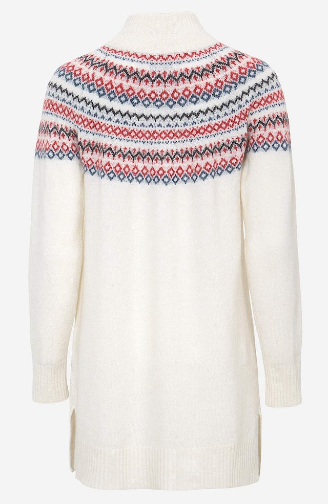Neuletunika Jacquard-kuviolla