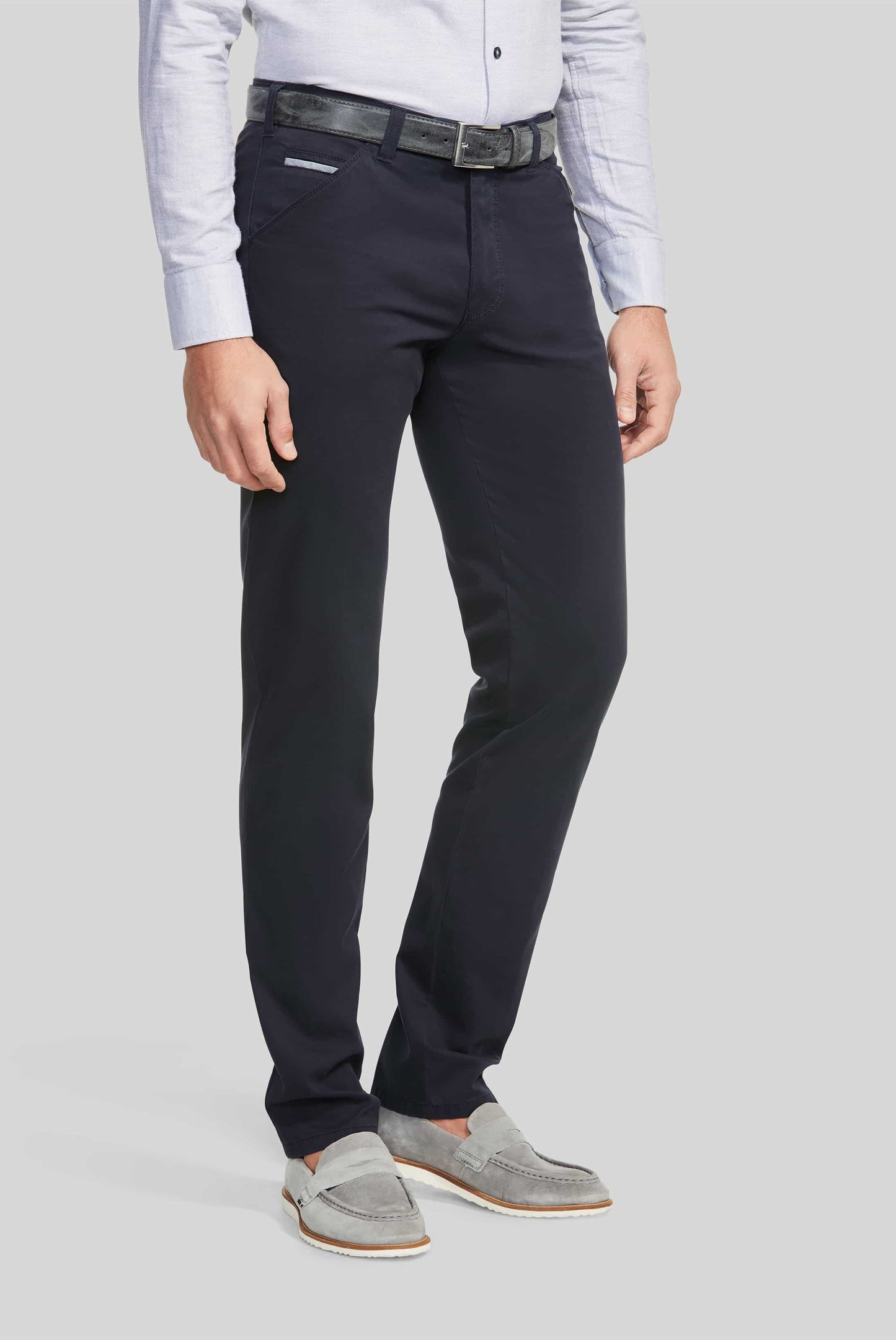 MEYER Pima Cotton puuvillahousut tummansininen