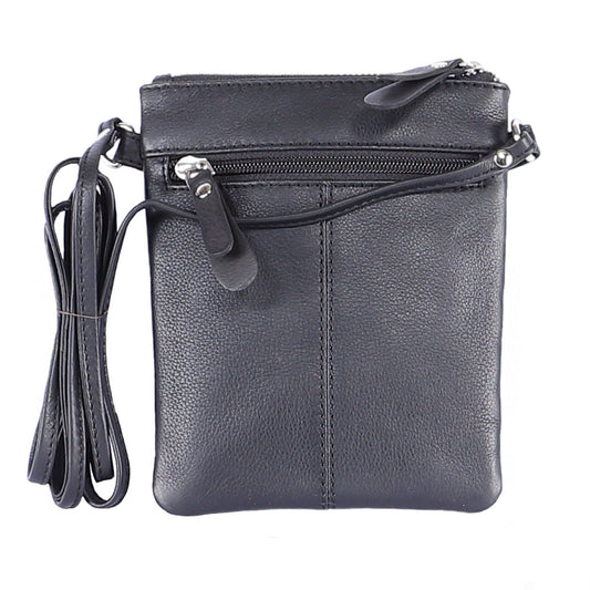 Musta lompakko aitoa nahkaa