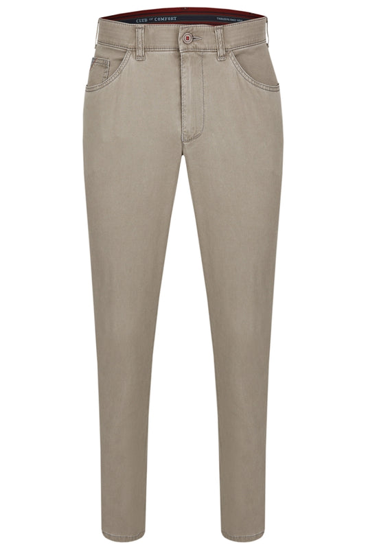 Club of Comfort® puuvillahousut vaalea beige