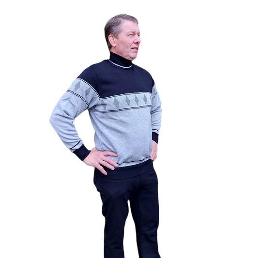 Jussipaita merinovilla musta