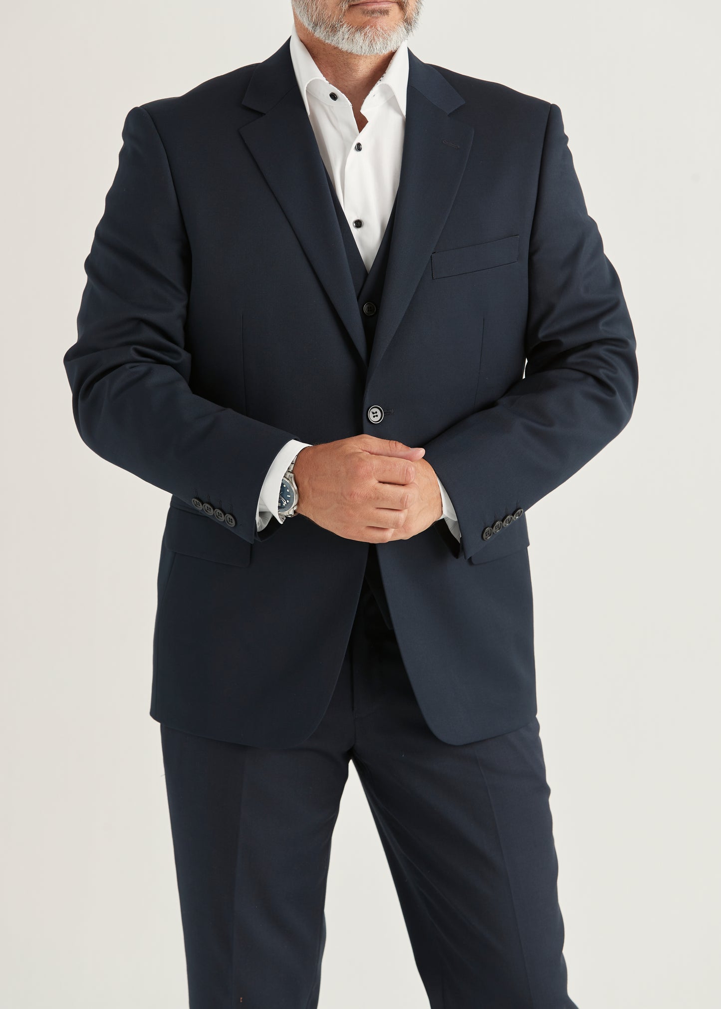 Erla of Sweden blazer Ralf tummansininen
